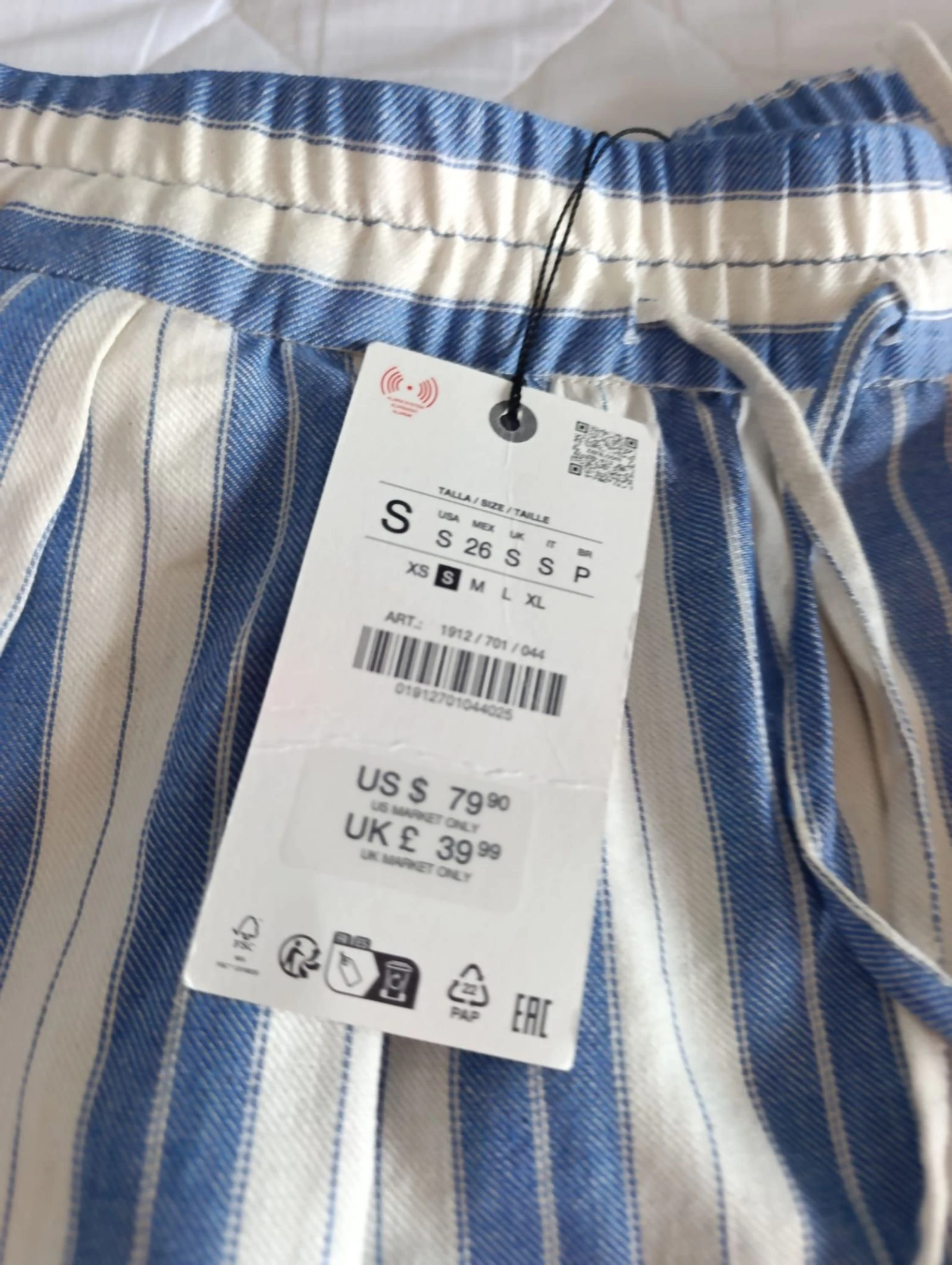 Pantalón Zara pijamero de rayas talla S  – photo 13
